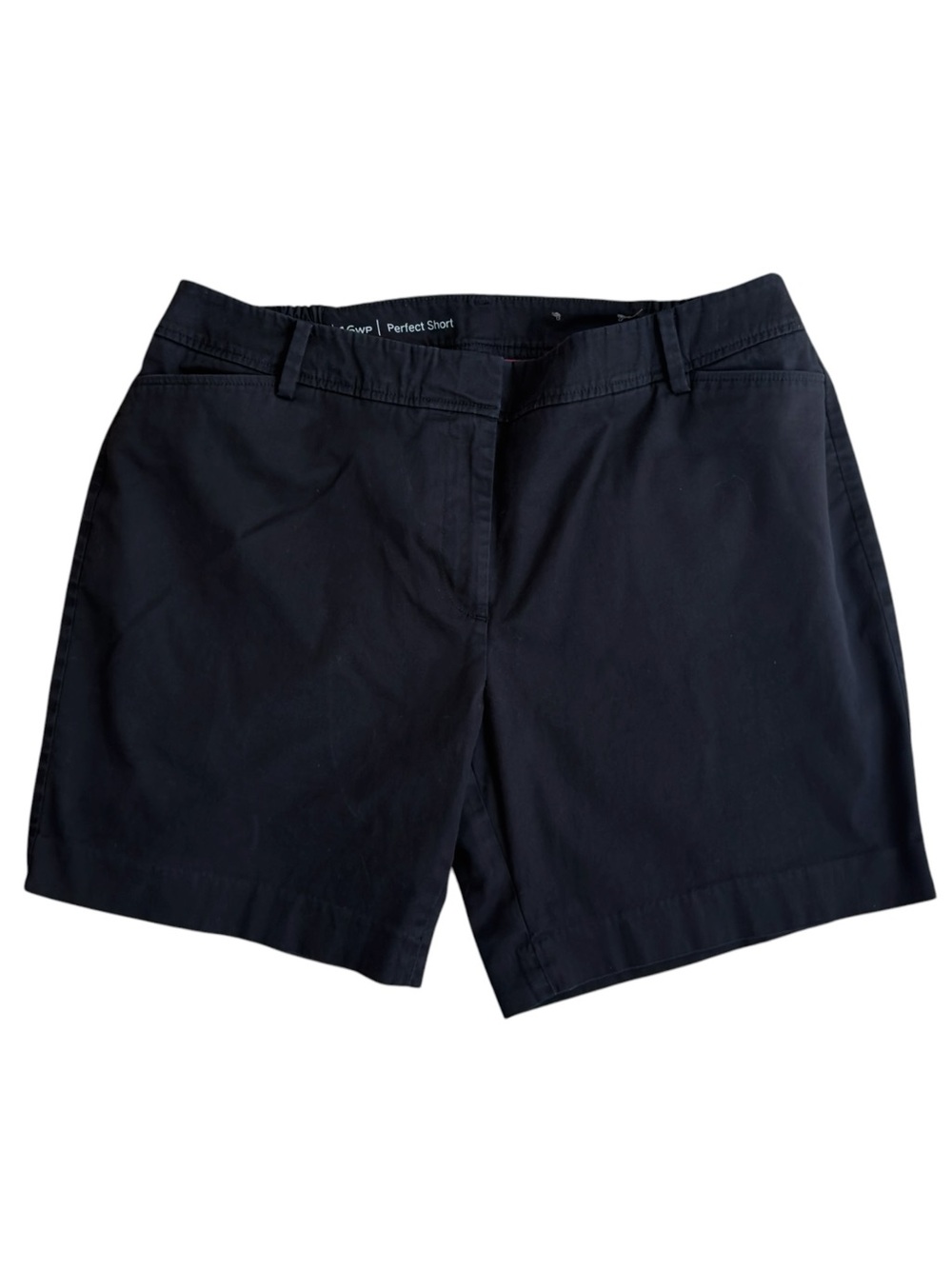 Talbots Perfect Short Black Stretch Cotton Chino Shorts. 16WP Plus Petite.